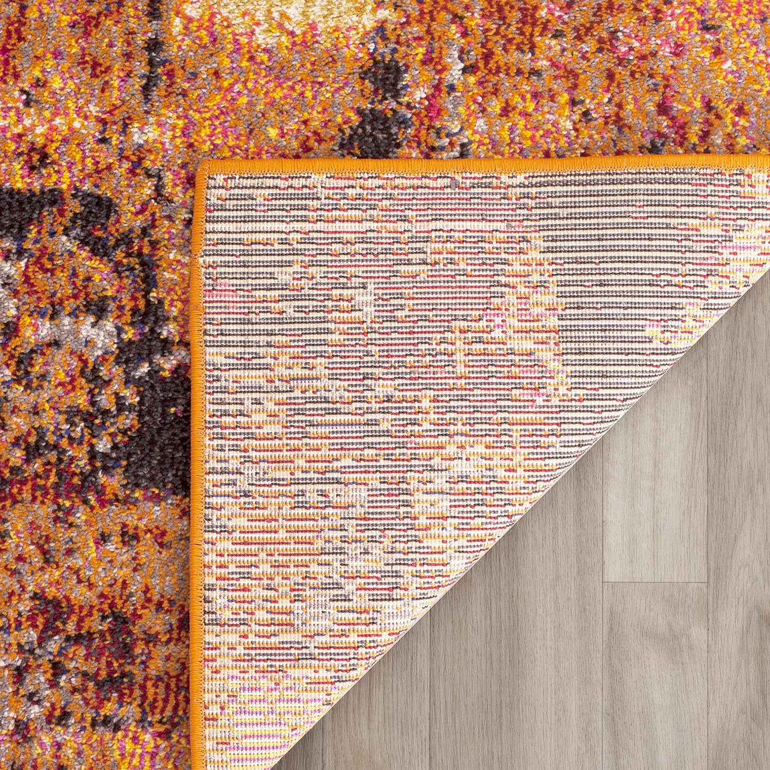 Safavieh Boho Chic Indoor Woven Rectangle Area Rug, Monaco Collection, MNC221, in Multi - Image 5