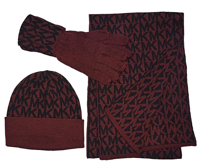 michael kors scarf hat and gloves