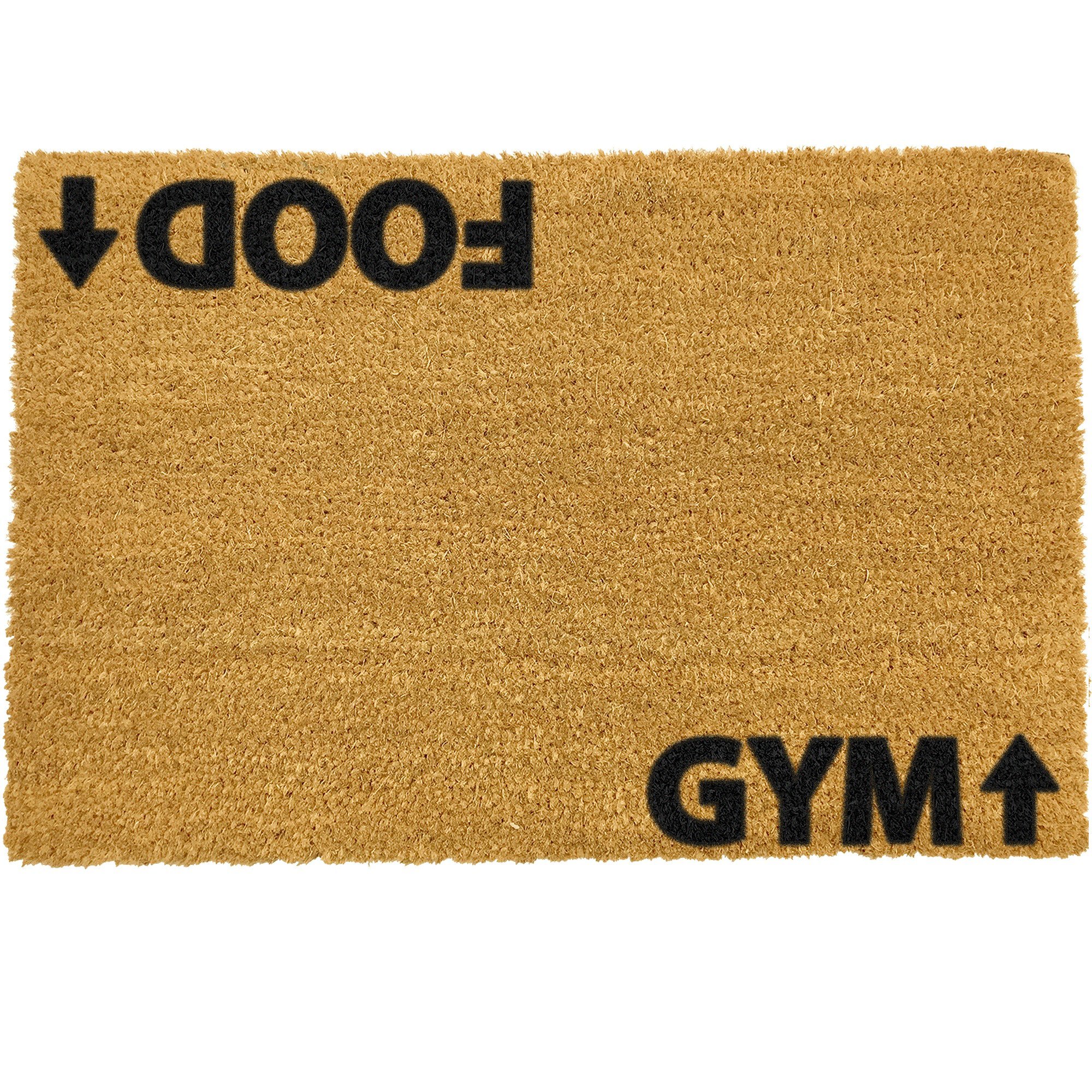 Buy CKB LTD Food Gym Novelty Doormat Unique Doormats Front/Back Door