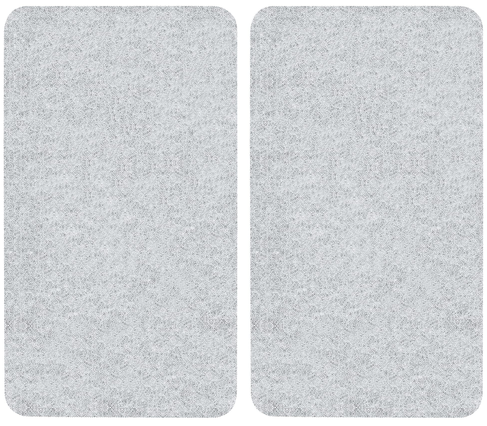 WENKO 2712663100 Universal cover plates Transparent set of 2, for all types of cookers, Glass Tempered glass, 30 x 1.84.5 x 52 cm, Transparent — image 1