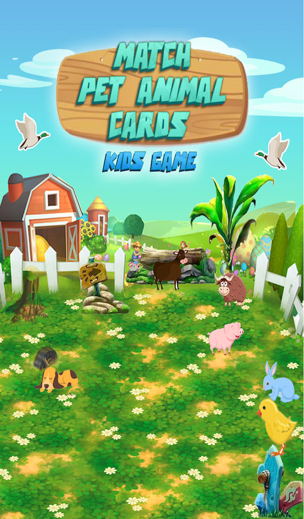 Match Pet Animal Cards Kids for Android