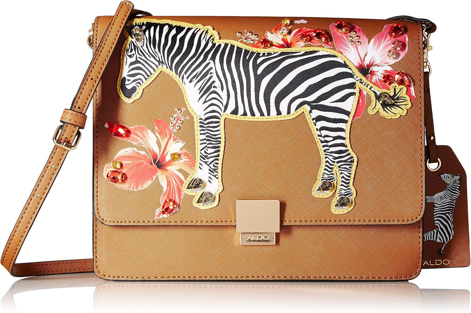 aldo animal print handbag