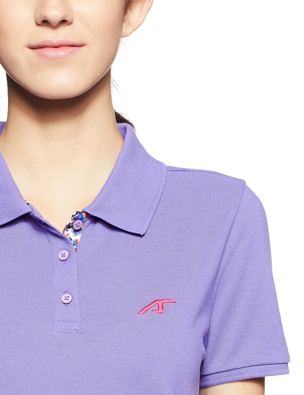 alcis women's plain regular fit sports t-shirt