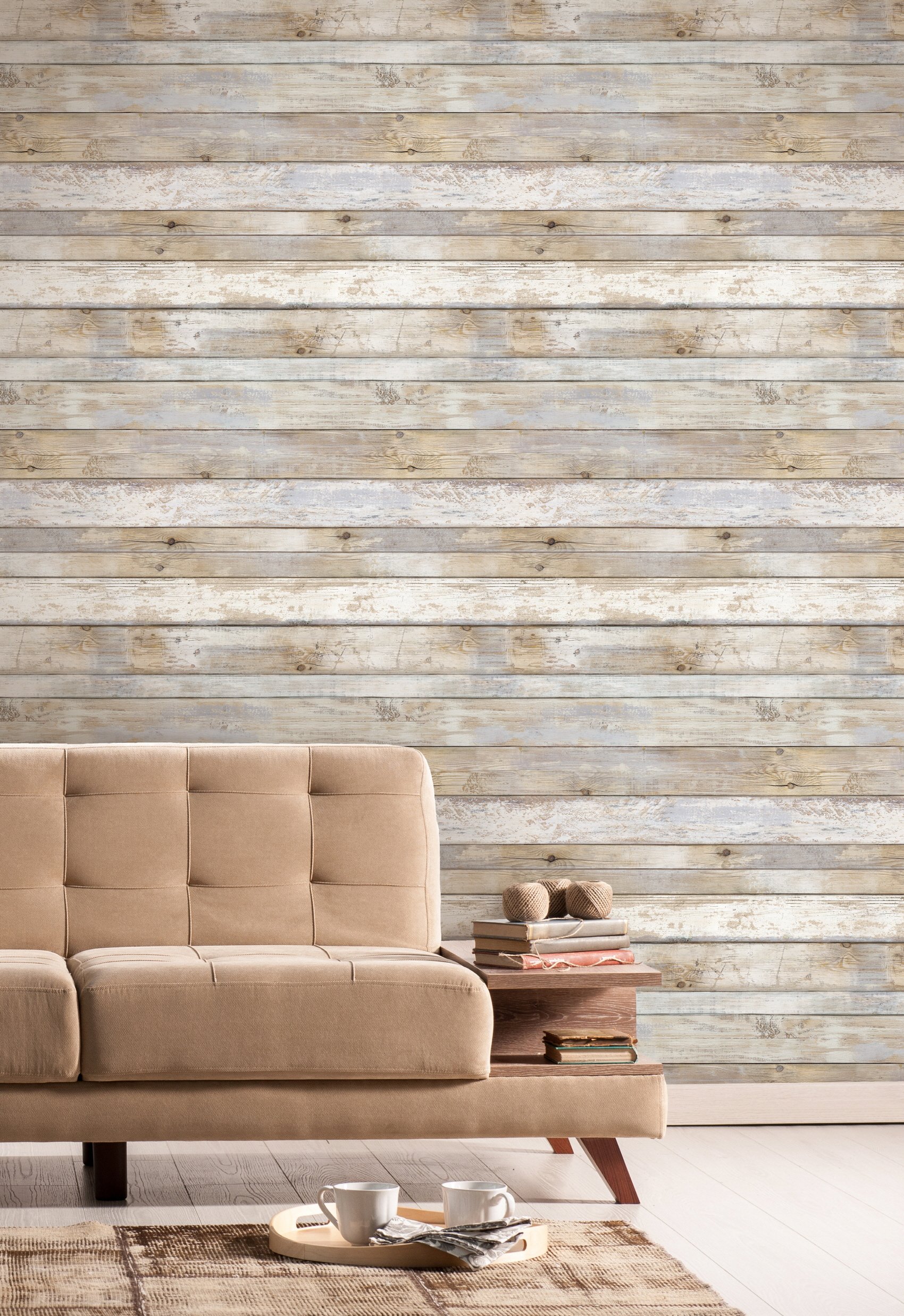 Reclaimed Wood Distressed Wood Panel Wood Grain Selfadhesive Peel