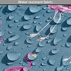 Ambesonne Blue and Pink Fabric by The Yard, Pattern