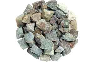 ZAICUS Ruby Kyanite Raw Stones For Rock Tumbling, Rough Crystals For Jewelry Making, Tumbling Bulk, Polishing, Cabbing, Lapidary, Fountain Rocks, Decoration, Wire Wrapping, Gem Mining, Reiki Healing 1 lb