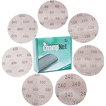 HARFINGTON 15pcs Sanding Sponge Hook And Loop Sanding Disc, 5-inch Sponge Sanding Pad 240 Grit Hook And Loop Sanding Disc Wet/Dry For Car Wood Drywall Metal Polishing & Grinding