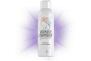 Amzsudy Temporary Hair Color Spray for Adults & Kids - Instant Purple Hair Dye Alternative, Washable & Non-Sticky, Gentle Formula for Halloween, Cosplay, Party, Costume Makeup (150ml)