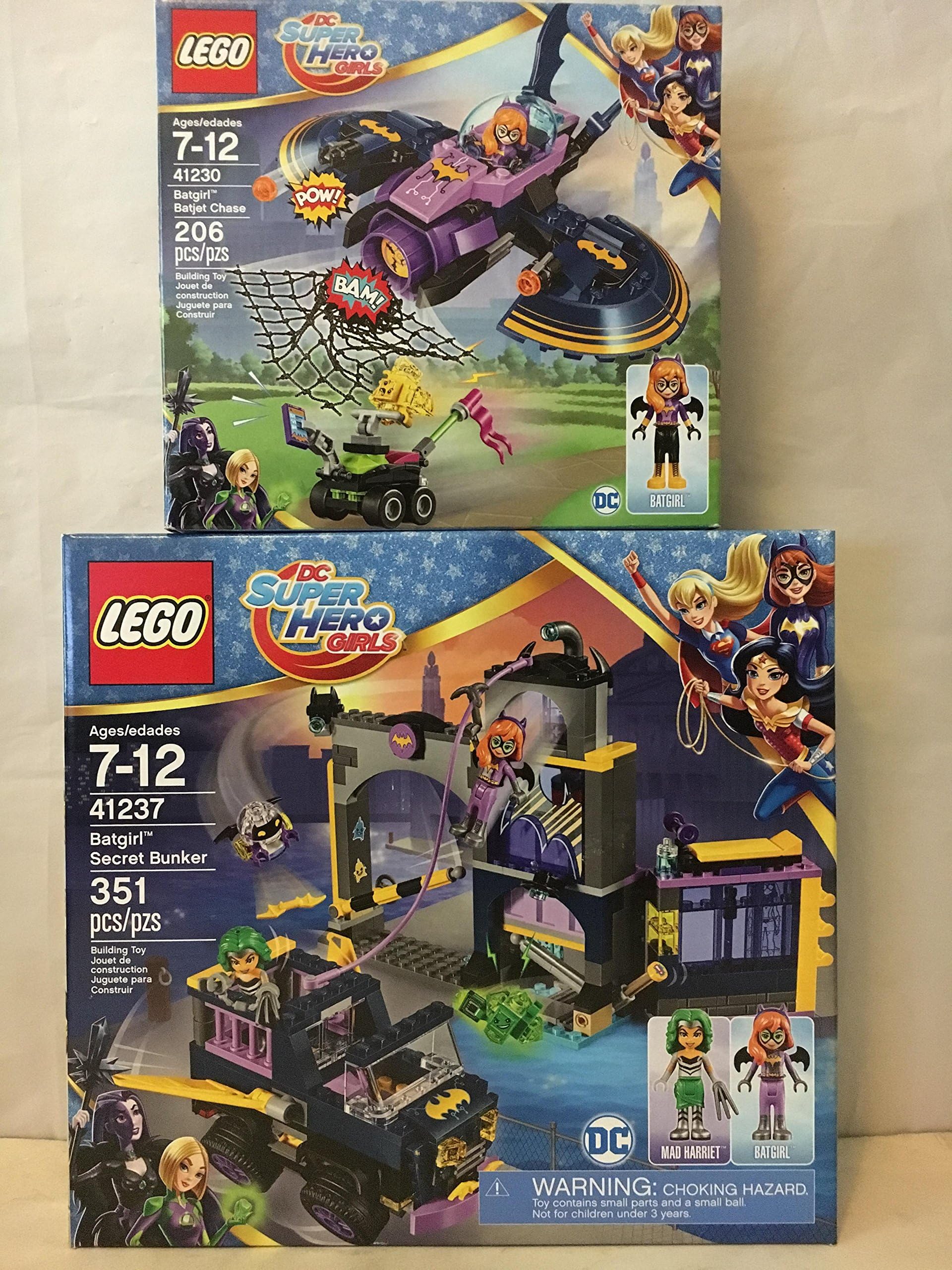 LEGO Super Hero Girls Batgirl Secret Bunker & Lego S H Girls Batgirl Batjet Chase