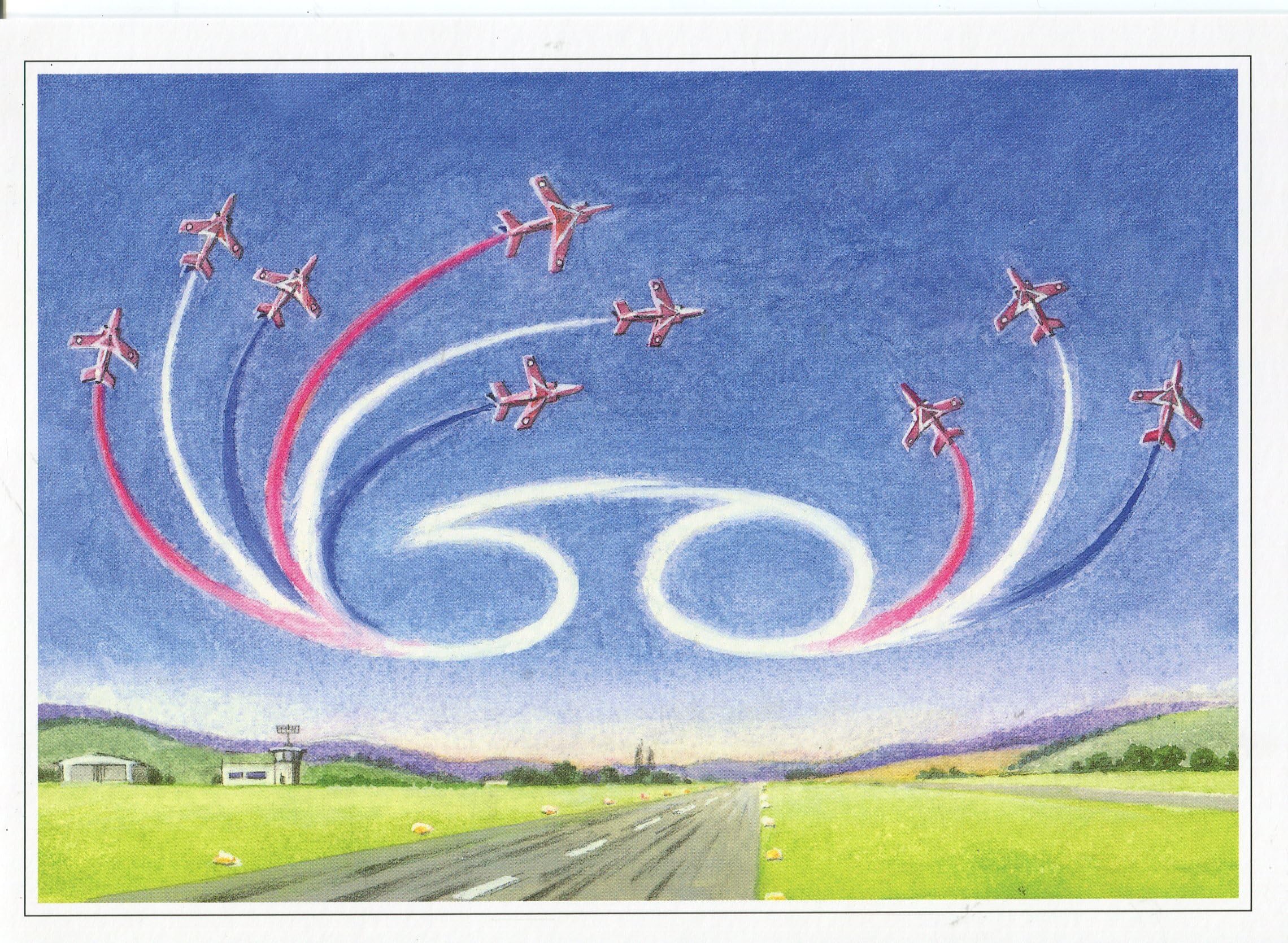 Aerobatic Display Team Birthday Card