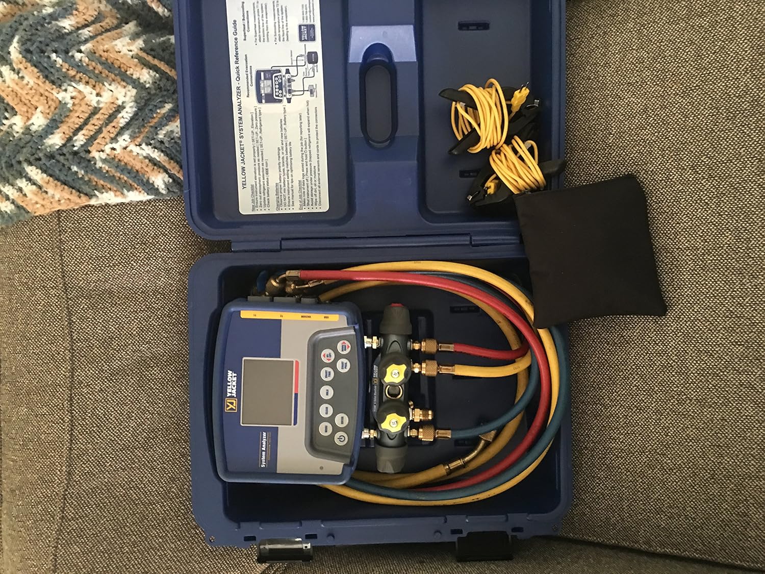 Yellow Jacket 40815 Refrigeration System Analyzer with Titan 4Valve