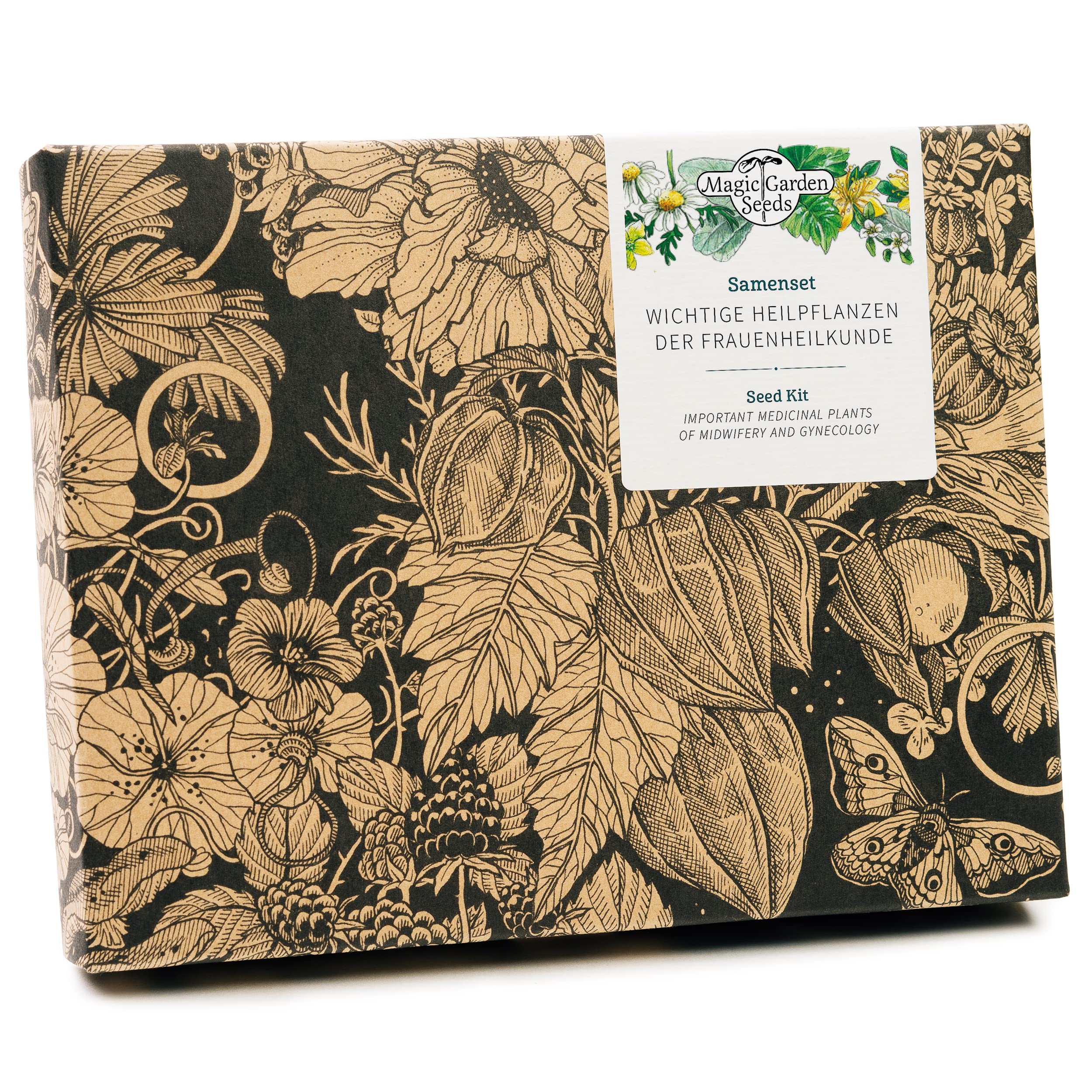 Important Medicinal Plants of Midwifery and Gynecology - Seed kit Gift Box with 6 Medicinal herb Varieties for Garden Cultivation