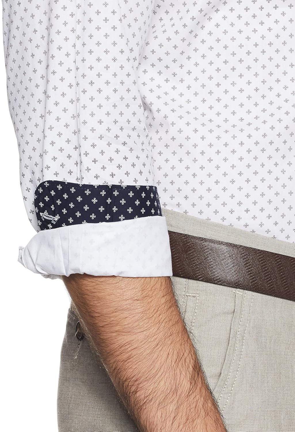 symbol amazon brand men's regular fit formal shirt