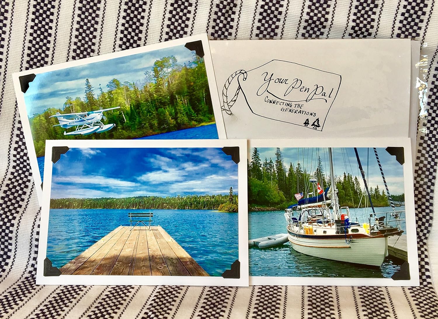 Northern Lake Greeting Card Bundle Handmade