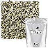 Tealyra - Premium White Silver Needle Tea - Bai Hao Yinzhen - Grown in Fujian China - Superior Chinese Silver Tip White Tea - Loose Leaf Tea - Caffeine Level Low - 220g (8-ounce)