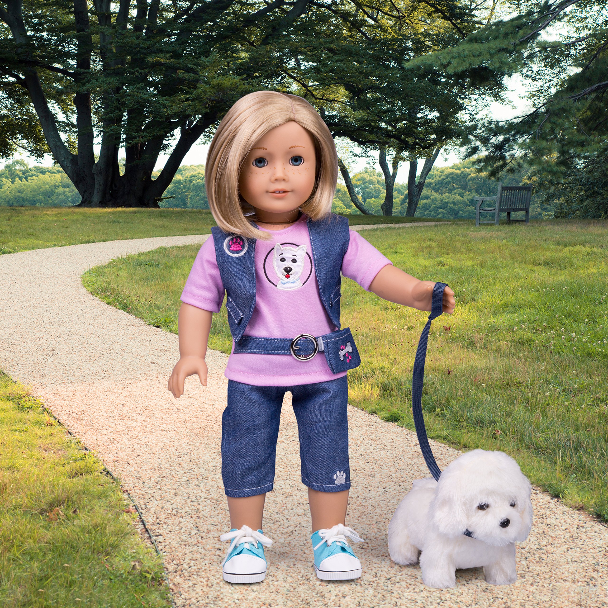 Dog Walker Inspired Doll Clothes American Girl Inspired Outfit