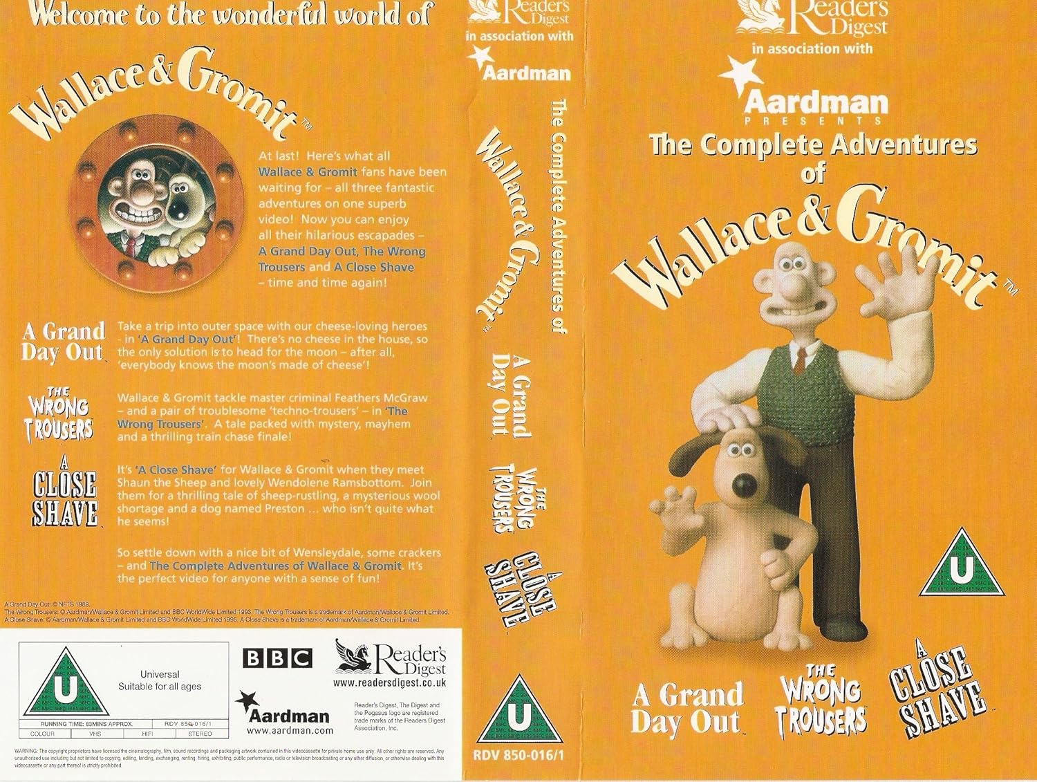 The Complete Adventures Of Wallace & Gromit (VHS) Nick Park Amazon.co