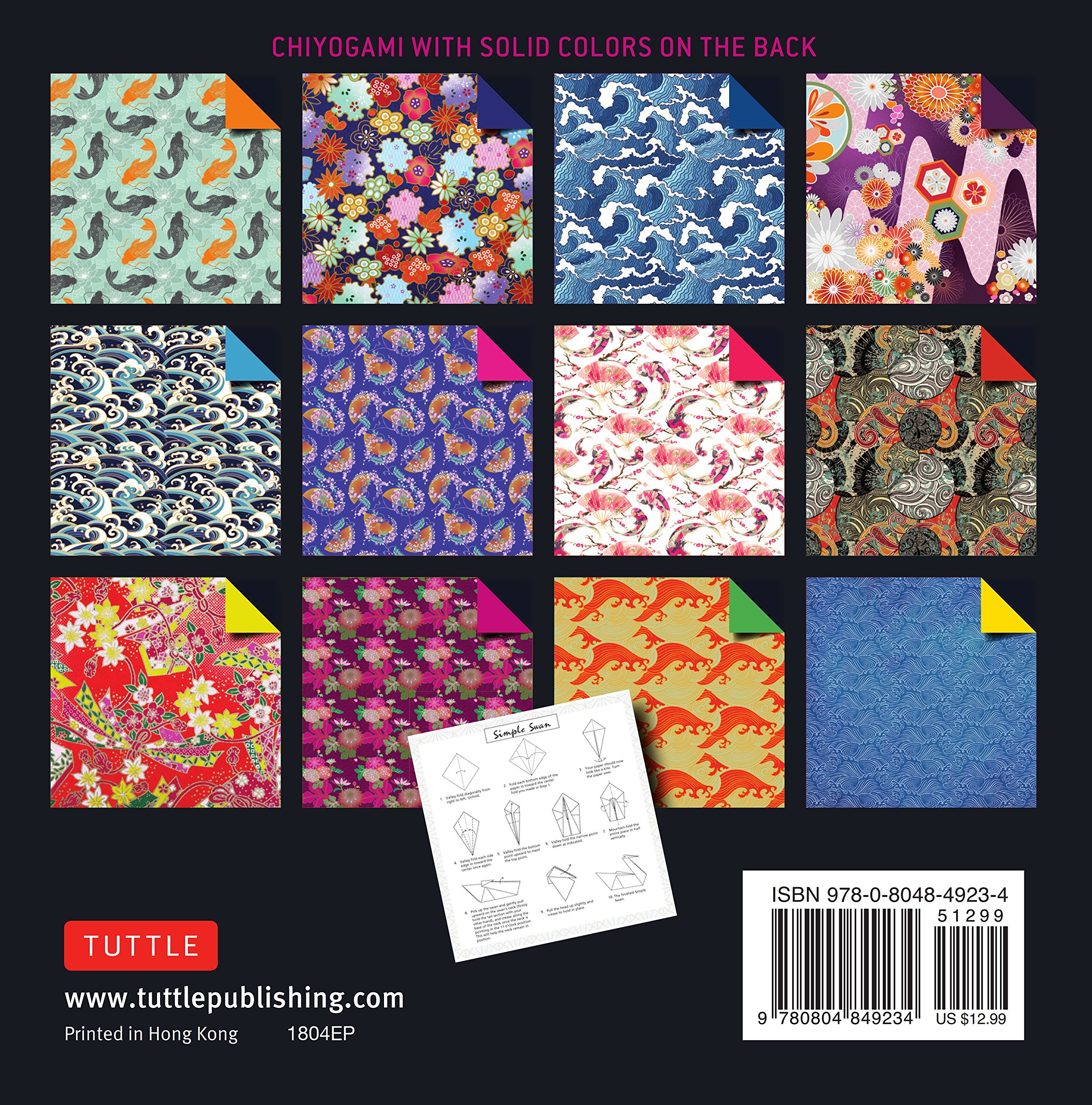 Origami Paper 500 Sheets Chiyogami Patterns 6 15cm Tuttle