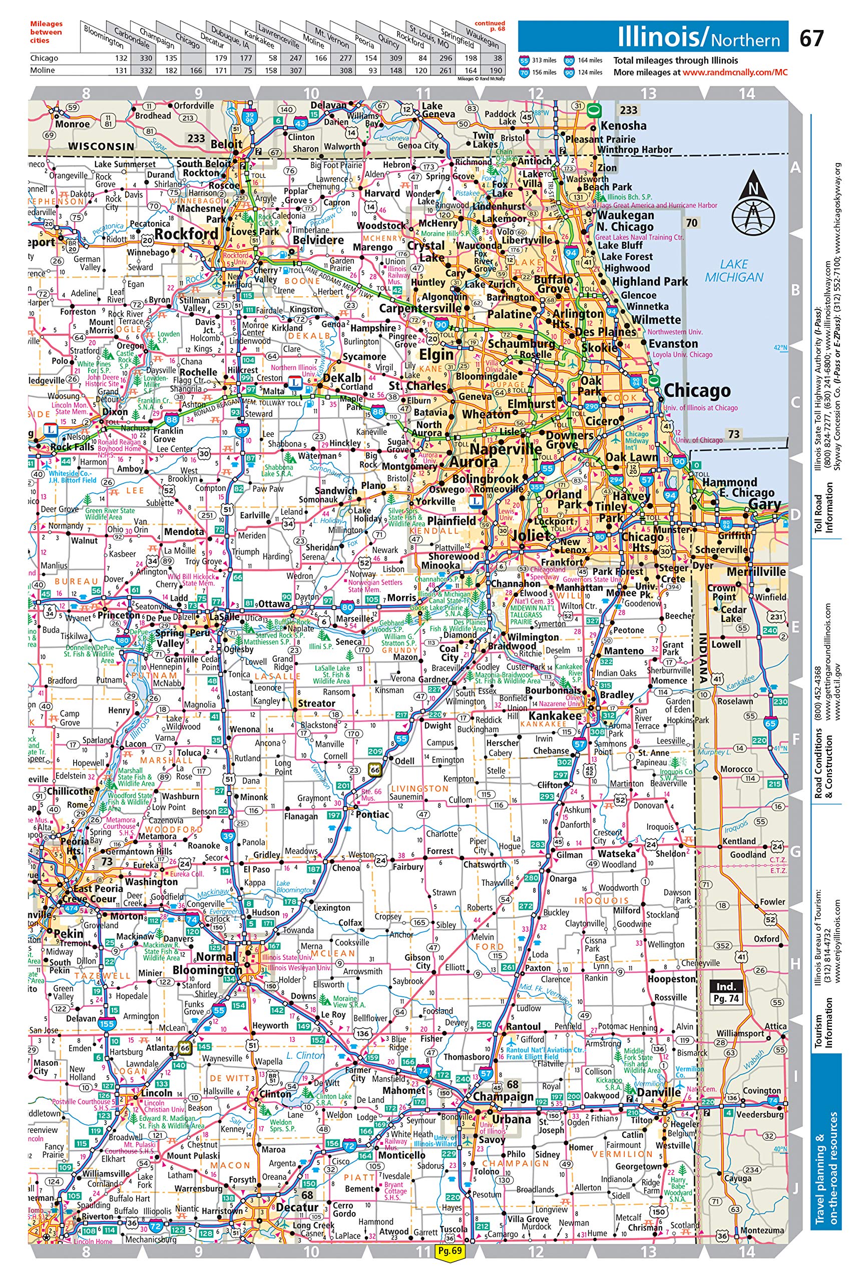 Rand Mcnally Interstate Map Rand Mcnally 2021 Large Scale Road Atlas (Rand Mcnally Road Atlas): Rand  Mcnally: 0070609022444: Amazon.com: Books