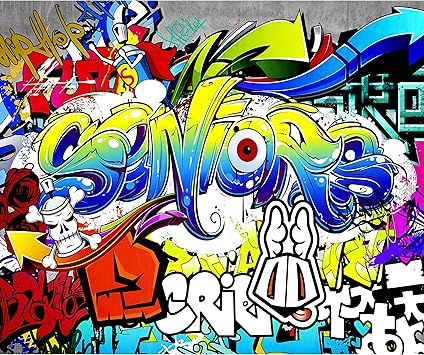 Télécharger gratuitement Images Decomonkey Papier Peint Intisse Graffiti 100x70 Cm Trompe L Oeil actualisé salutations