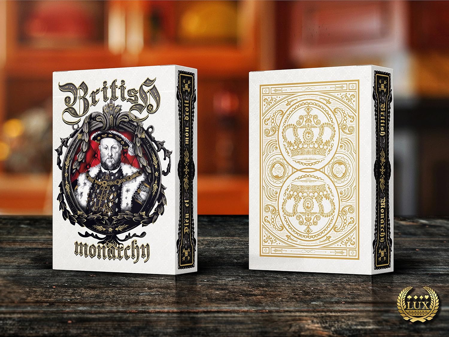 Amazon Com Lux King Henry Vii Limited Edition British Monarchy Playing Cards Play Toys Games