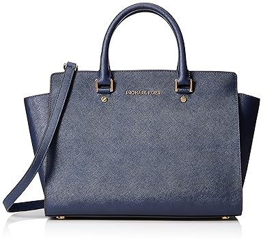 navy blue mk bag