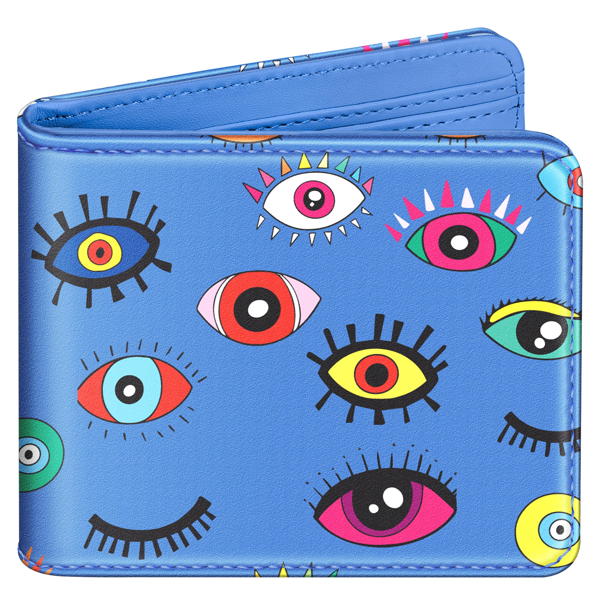 Funermei Cute Wallet for Women Girls Eyes Print