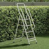 Home Vida 4 Step Ladder with Safety Handrail Anti Slip Folding Steel view 9