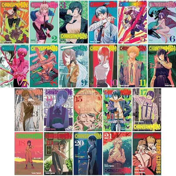 Amazon.com: The Chainsaw Man Series Manga 5 Books Set (Vol. 12