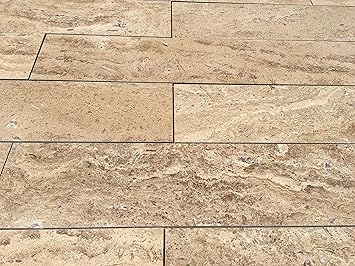 8 X 48 Mocha Travertine Planks Tile 319 20 Sq Ft Amazon Com