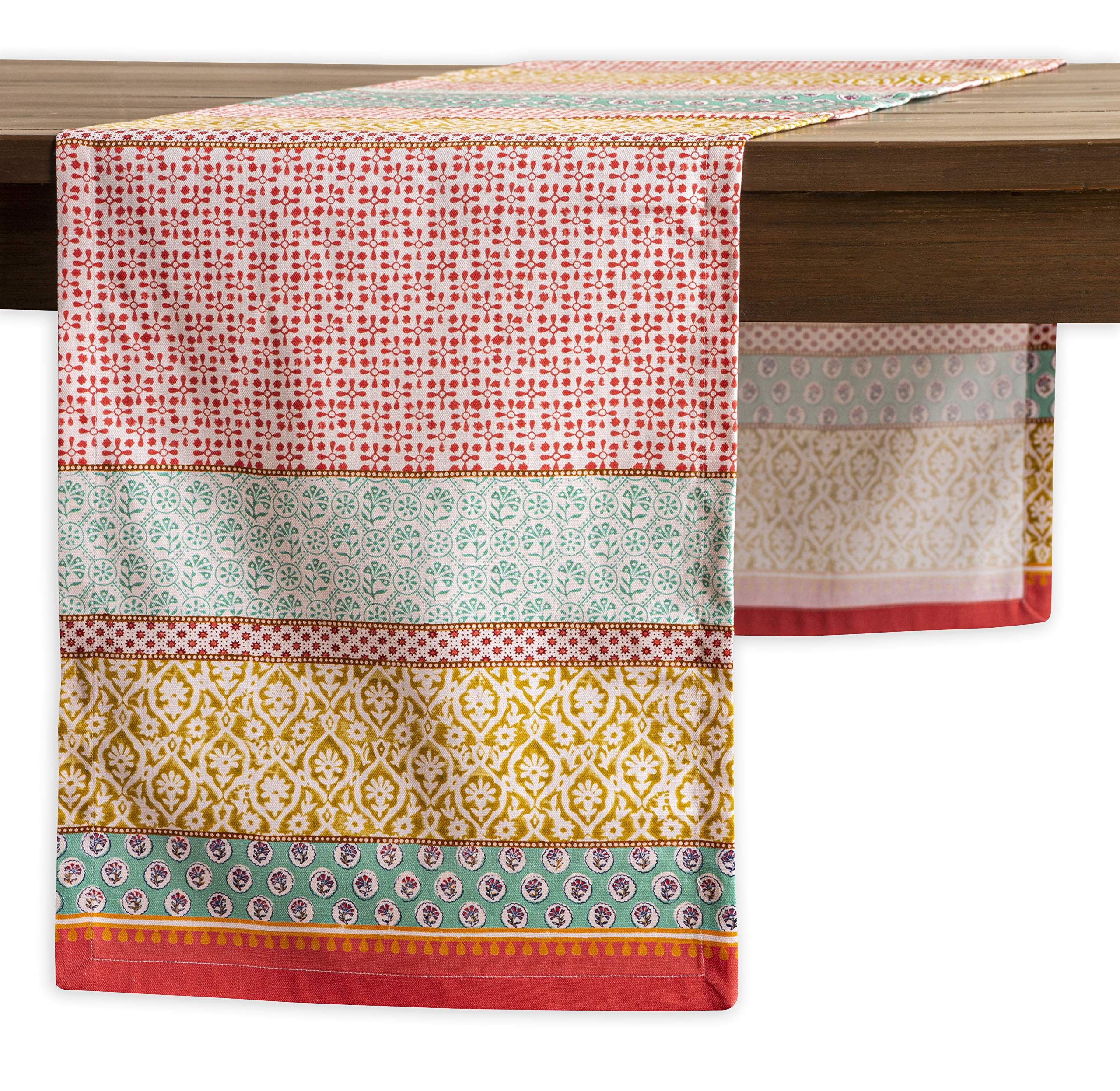 Maison d' Hermine Table runner 100% Cotton Single Layer Table Runners 180 CM long for Home Kitchen Dining Party Wedding Bridal Shower Gifts for Mothers Day (Provence, 37 cm x 180 cm)