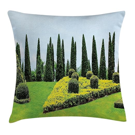 Lunarable Garden Throw Pillow Cushion Cover, Classic Formal