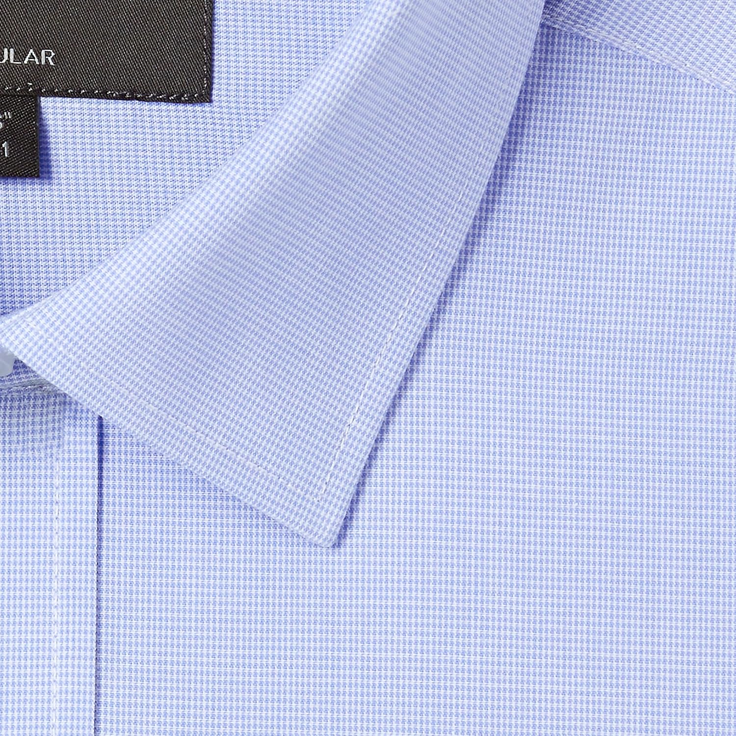 marks & spencer men's plain regular fit formal shirt (pack of 2)