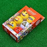 Emoji Official Novelty Golf Balls 6 Pack Multi-Color Brand Emoji view 3
