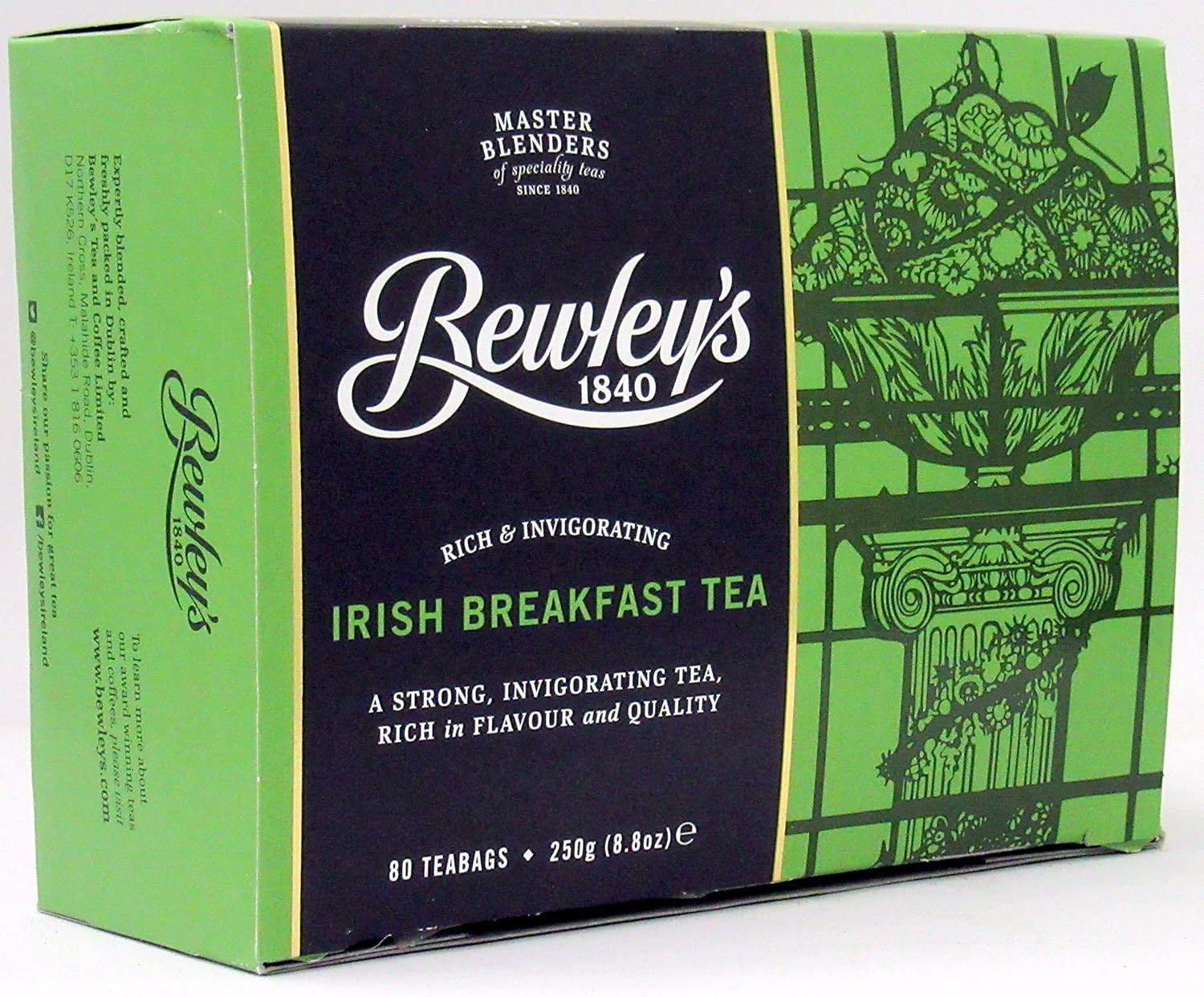 Bewley's Irish Breakfast Tea 250 g 80 Tea Bags Amazon.in Grocery