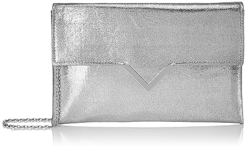 accessorize silver clutch