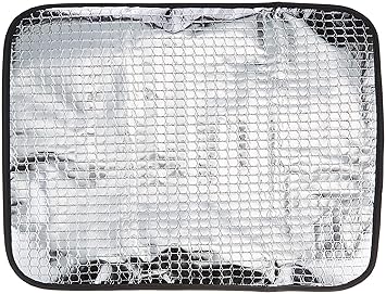 Relags Sitzkissen, Alu-PE Kissen, Silber, 35 x 45 x 0.2 cm