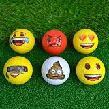 Emoji Official Novelty Golf Balls 6 Pack Multi-Color Brand Emoji view 4