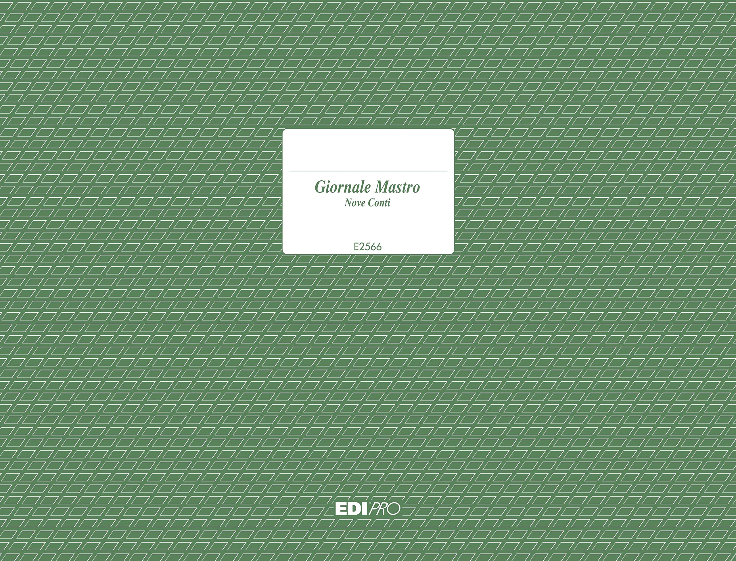 EDIPRO - E2566 - Master Journal 9 Accounts Moving Head and Spiral 50 Pages f.to 31x24,5