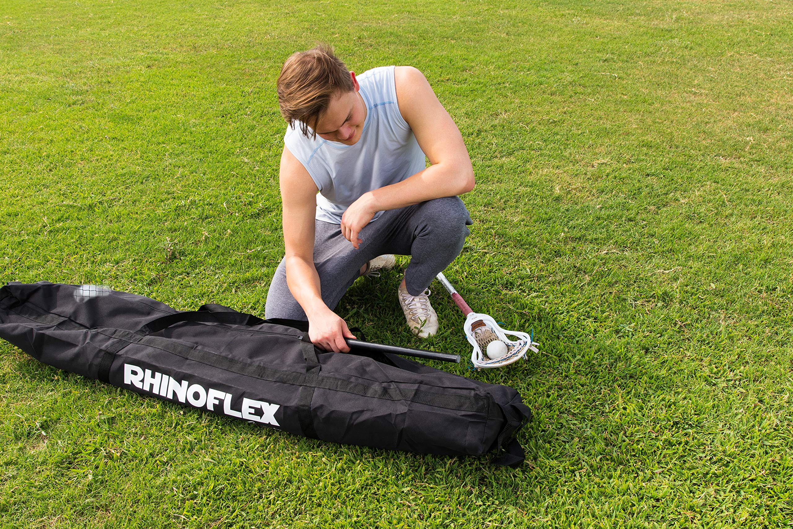 Champion Sports Lacrosse Backstop Net Rhino Flex Lacrosse Goal