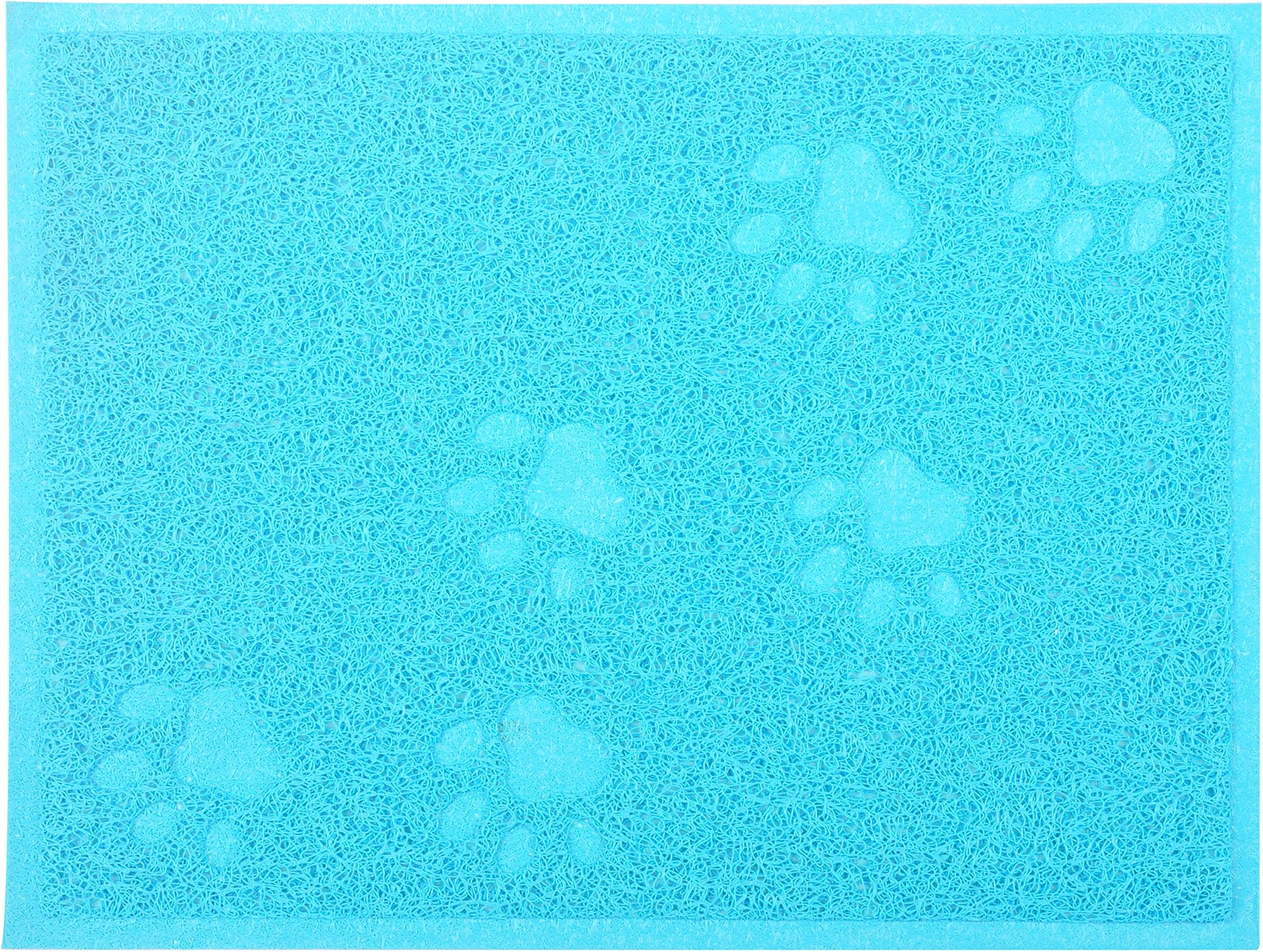 DM Cat Litter Tray Mat 40x30 cm,5 Colours Available (Blue)