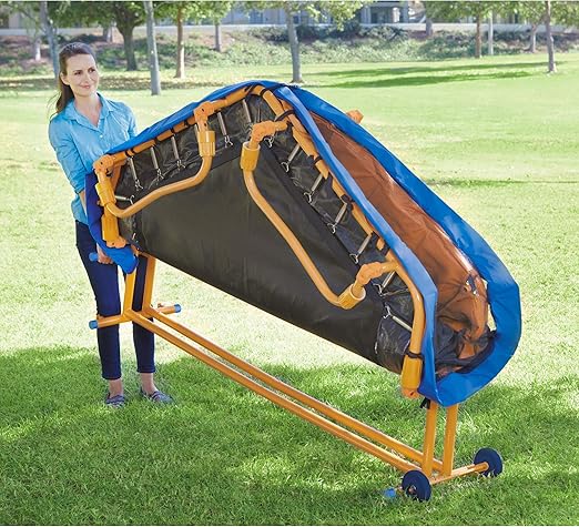 easy store trampoline