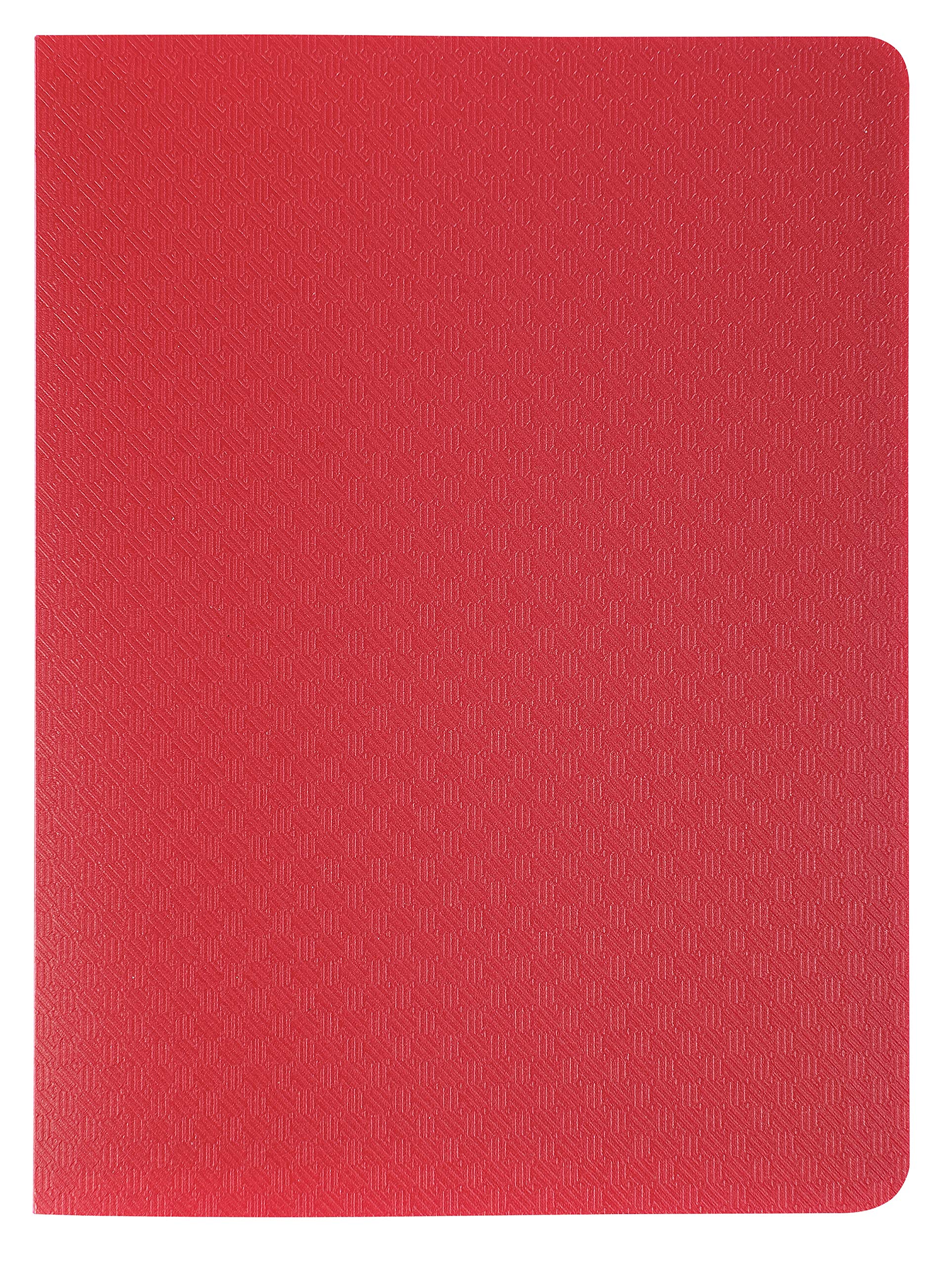 Exacompta - Ref. 88209E - 1 Pocket OPAK document protector - 20 smooth crystal pockets - 40 views - for format 11 x 15cm - size 12.5 x 16.5cm - semi-rigid polypro cover - 8 random colors