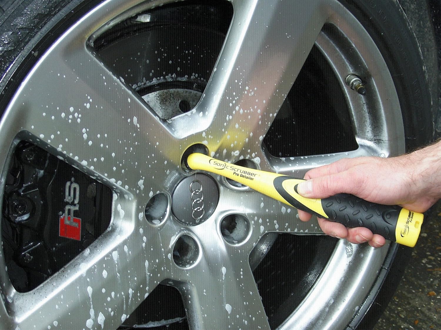 SONICSCRUBBER Vehicle Detailing Set, High Power Car Cleaning Brush, Includes 4 Brush Heads, Suitable for Interior & Exterior - Image 3