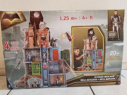 batman superman playset