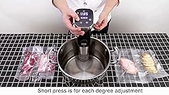 Amazon.com: Nuovoware Sous Vide Cooker, 1000W IPX7 waterproof Precise