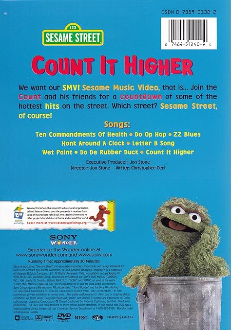 Amazon Com Sesame Street Count It Higher Various Various Movies Tv