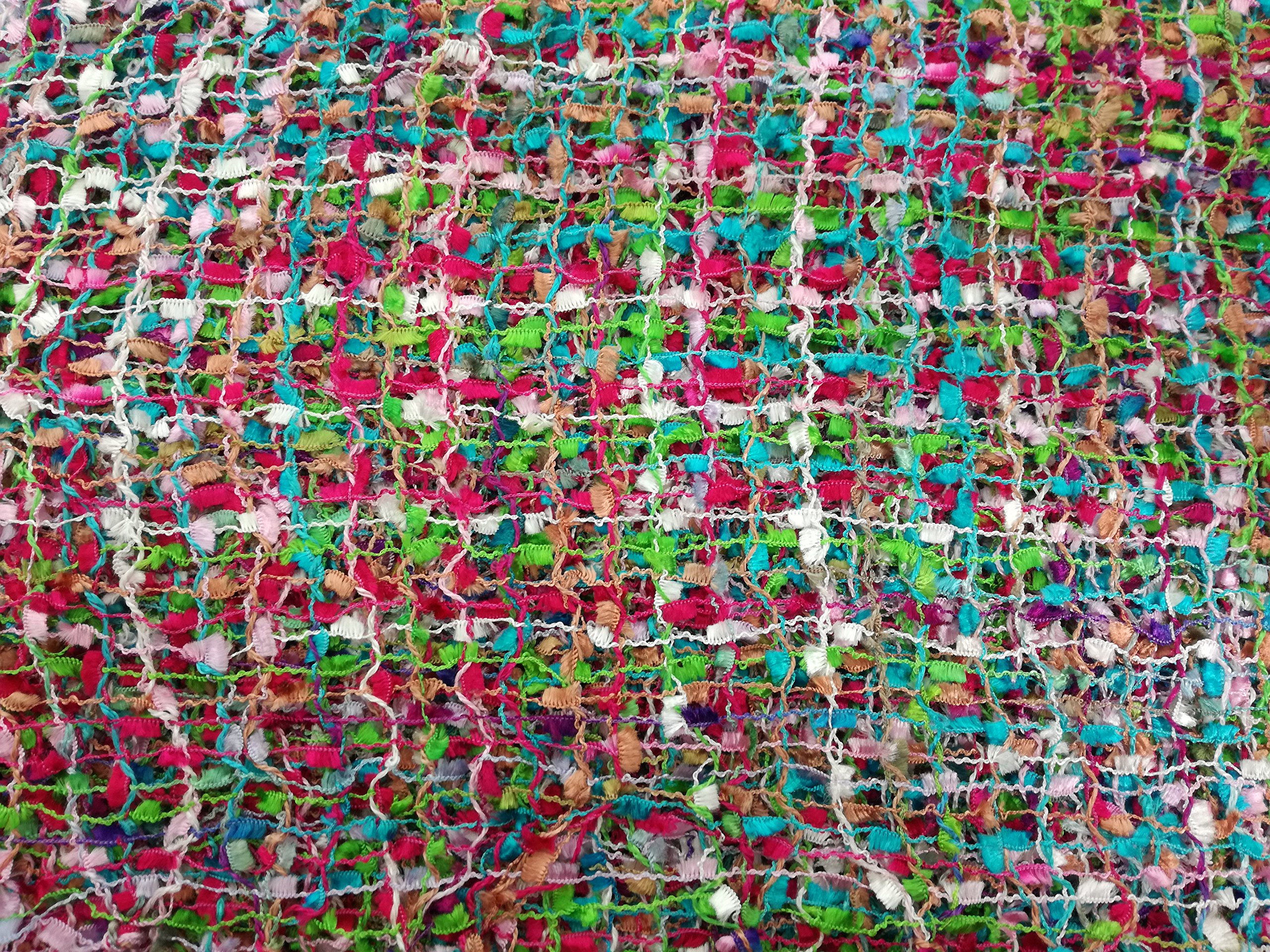 Handmade Fair Trade Confetti Neck Scarf (Pink Mix)