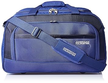 American Tourister Travel Bag Polyester 52cms Ink Blue Suitcase (49W (0) 01 004)