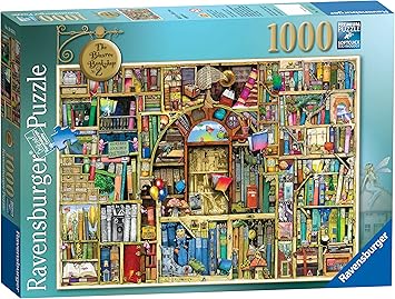 Ravensburger Bizarre Bookshop 2 1000 Piece Jigsaw Puzzle for Adults � Every Piece is Unique, Softclick Technology Means Pieces Fit Together Perfectly